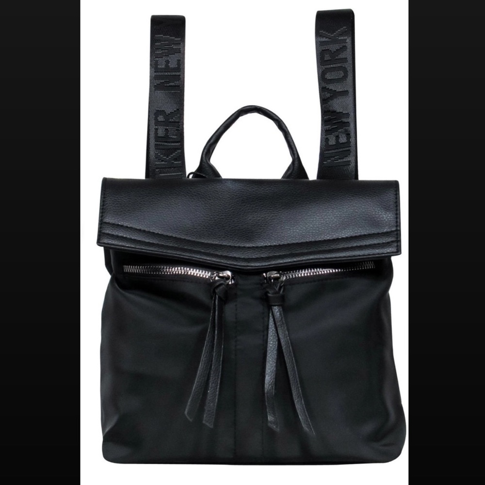 Botkier New York Black Trigger Nylon Backpack